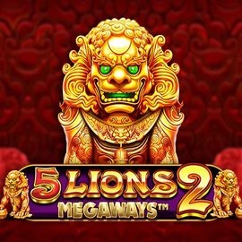 5 Lions Megaways 2 online game logo by Pragmatic Play on winmasterscasino.eu