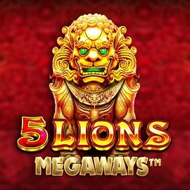 5 Lions Megaways slot visual from Pragmatic Play available on winmasterscasino.eu