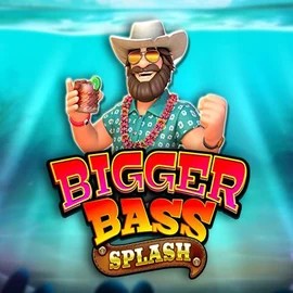 Bigger Bass Splash online game logo by Pragmatic Play on winmasterscasino.eu
