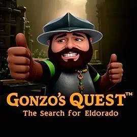 Gonzo's Quest online game logo by NetEnt on winmasterscasino.eu