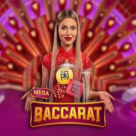 Mega Baccarat by Pragmatic Play, showcased at winmasterscasino.eu – game logo