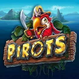 Pirots slot logo by ELK Studios at Winmasters Casino