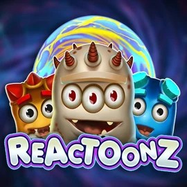 Reactoonz game by Play’n GO – logo hosted on Winmasters Casino