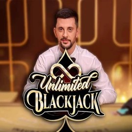 Unlimited Blackjack online game logo by Ezugi on winmasterscasino.eu